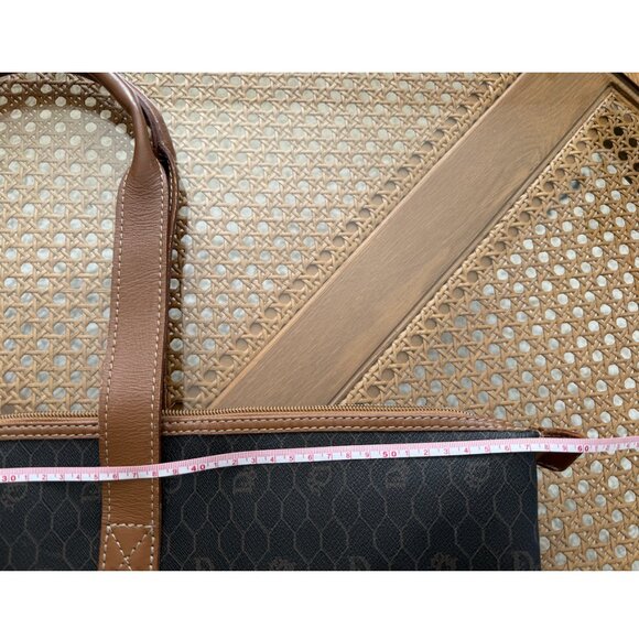 SOLD- Authentic CHRISTIAN DIOR Honeycomb Monogram Tote - Picture 15 of 16